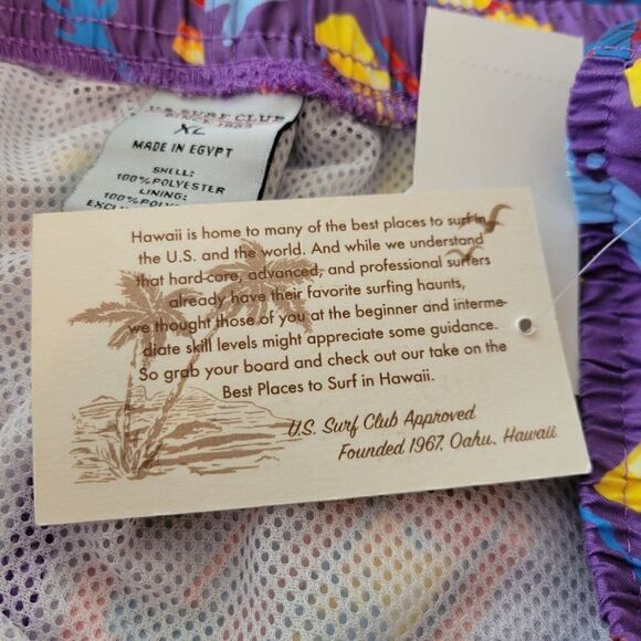 US Surf Club Men's Swim Trunks (size XL) - Picture 3 of 5